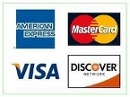AMEX, VISA, MASTERCARD, DISCOVER